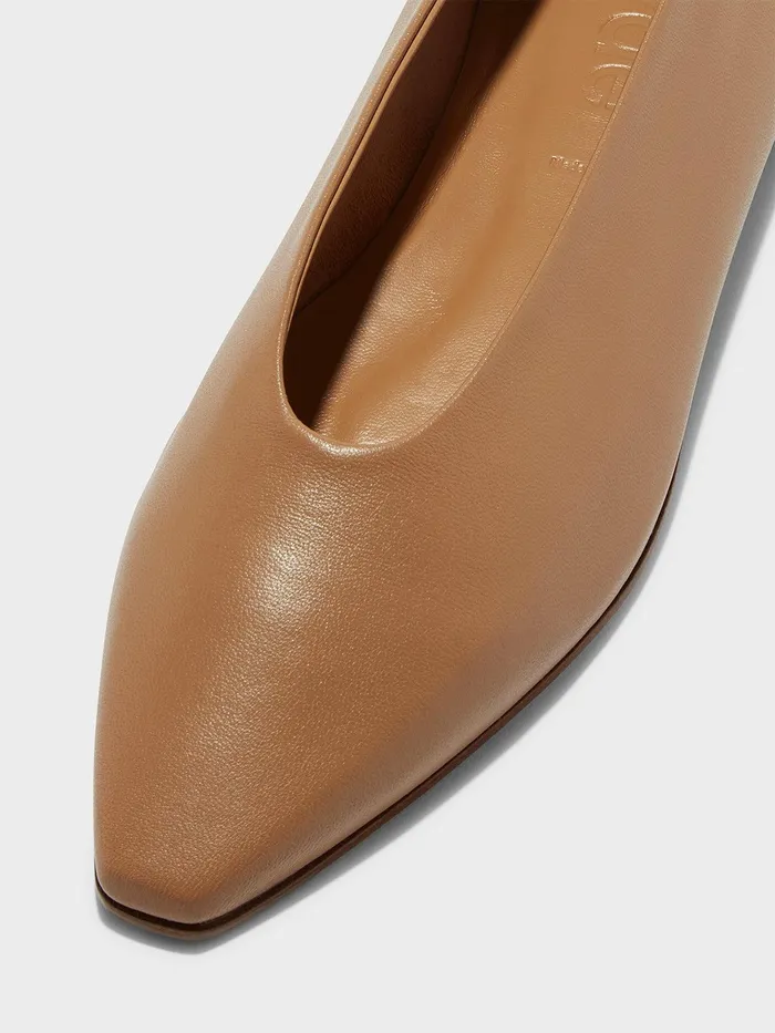 Women Aeyde BETTY Hazelnut Ballet Flat Aeyde Flats
