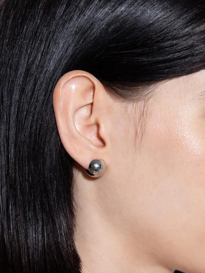 Women Alice Small PalladiumPlated Earrings Aeyde Earrings Women Alice Small PalladiumPlated Earrings Aeyde Earrings