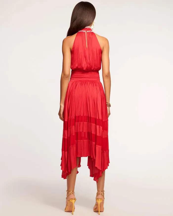 Women Alora Embellished Midi Dress Navy Ramy Brook Dresses