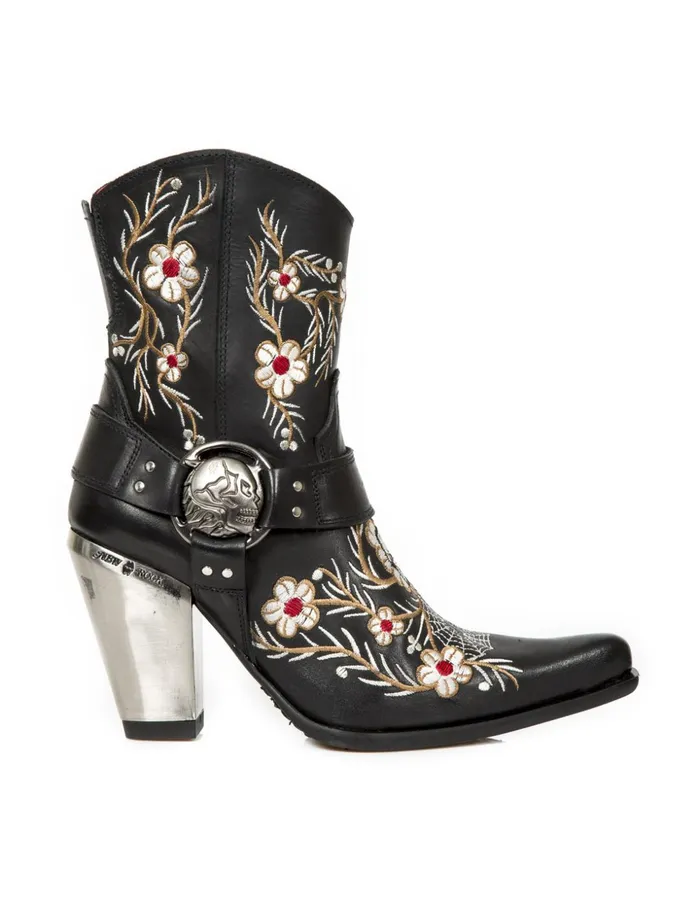 Women Ankle Boot Bull MBull007C1 New Rock Heels