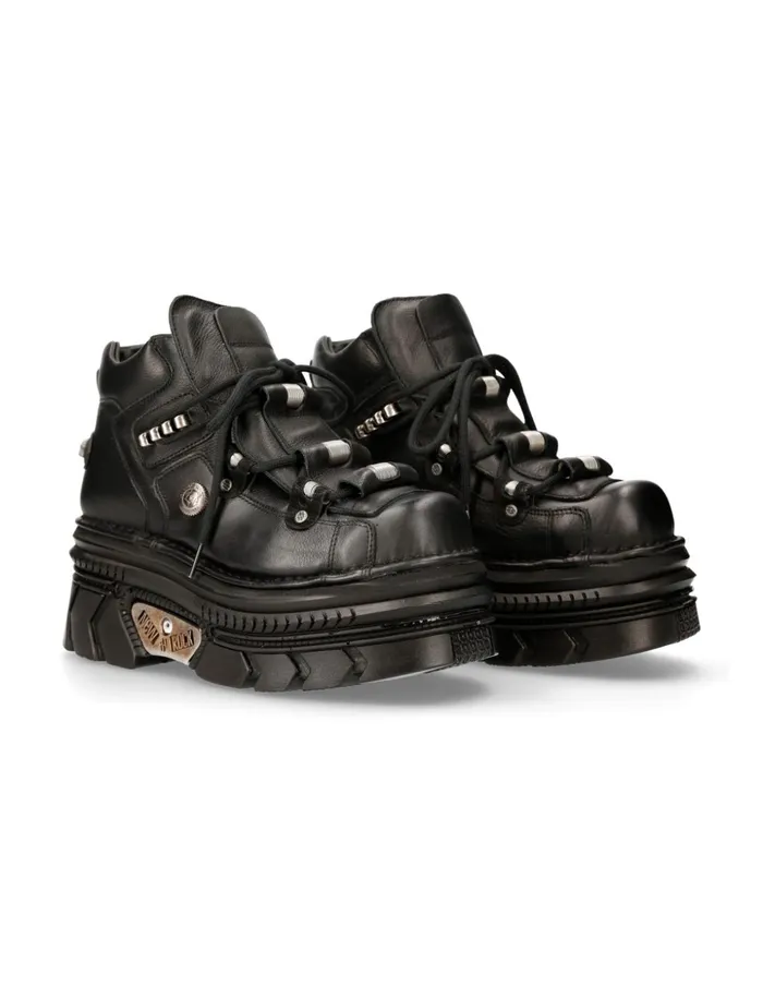 Women Ankle Boot Techno M215C6 New Rock Platform