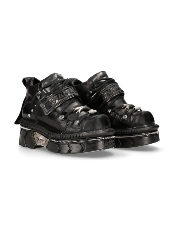 Women Ankle Boot Techno MMet005C3 New Rock Platform