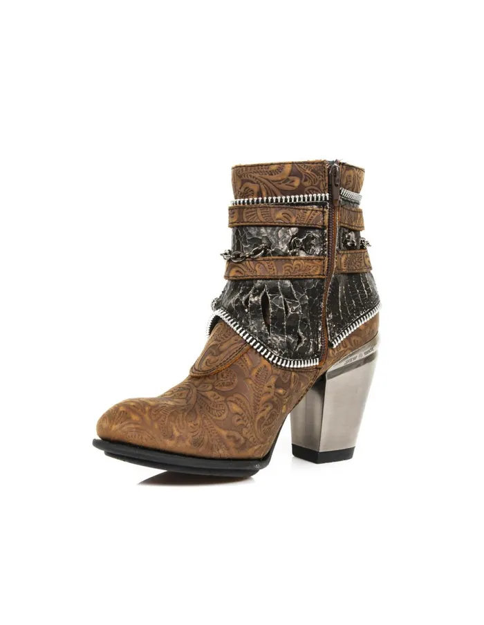Women Ankle Boot Texas MTx002C12 New Rock Heels Women Ankle Boot Texas MTx002C12 New Rock Heels