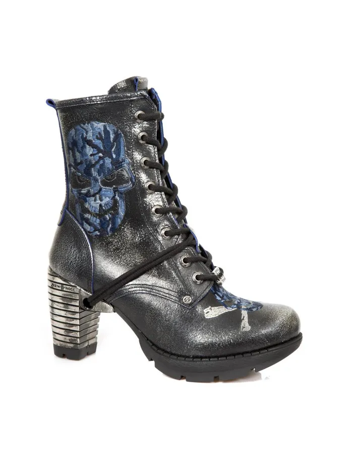 Women Ankle Boot Trail MTr079C8 New Rock Heels