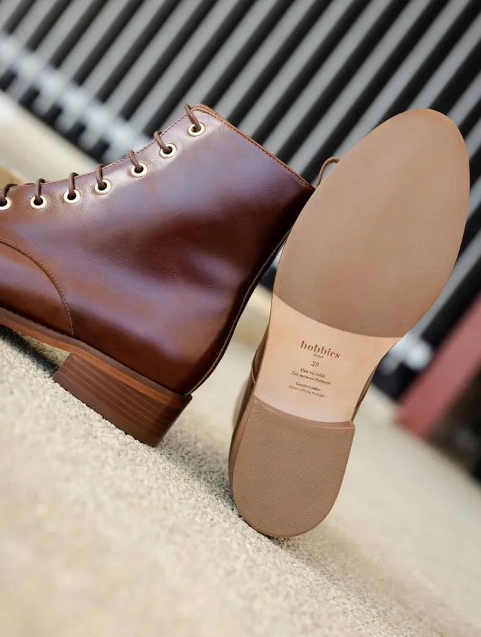 Women Ankle Boots Bobbies Doria Chestnut