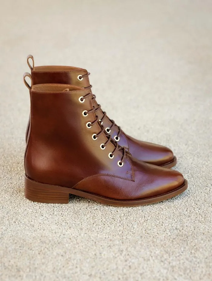 Women Ankle Boots Bobbies Doria Chestnut