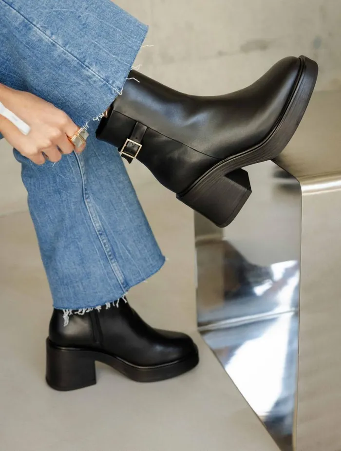 Women Ankle Boots Bobbies Isumi Intense Black