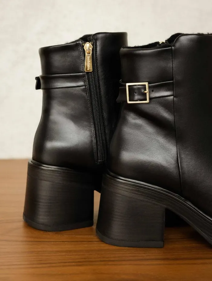 Women Ankle Boots Bobbies Isumi Intense Black Women Ankle Boots Bobbies Isumi Intense Black