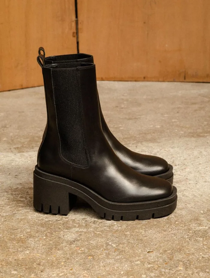 Women Ankle Boots Bobbies Mona Intense Black