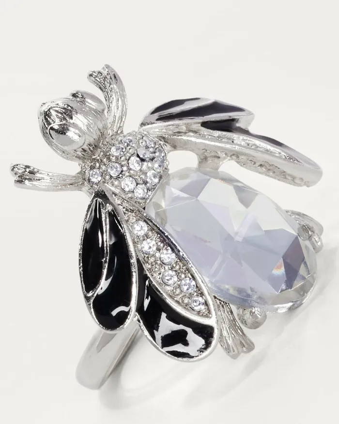 Women Anty Insect Ring Clear Ramy Brook Jewelry