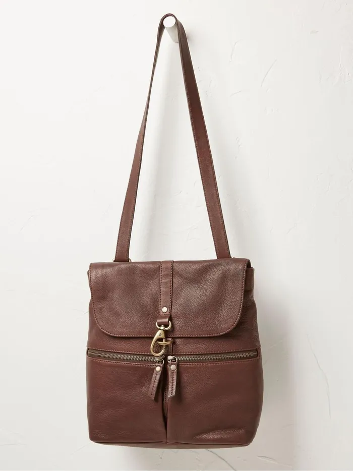 Women Bags and Purses Fat Face Brown Multifunctional Pia Bag