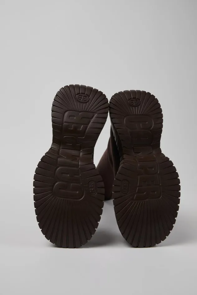 Women BCN TENCEL Brown Textile Boots Camper Boots Women BCN TENCEL Brown Textile Boots Camper Boots