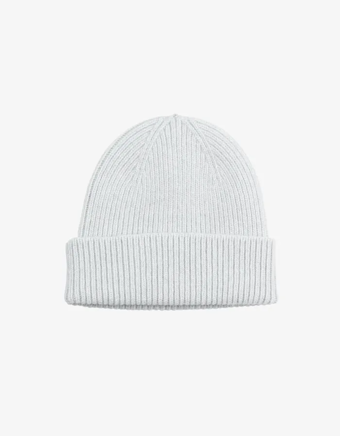 Women Beanies Colorful Standard Merino Wool Beanie Limestone Grey