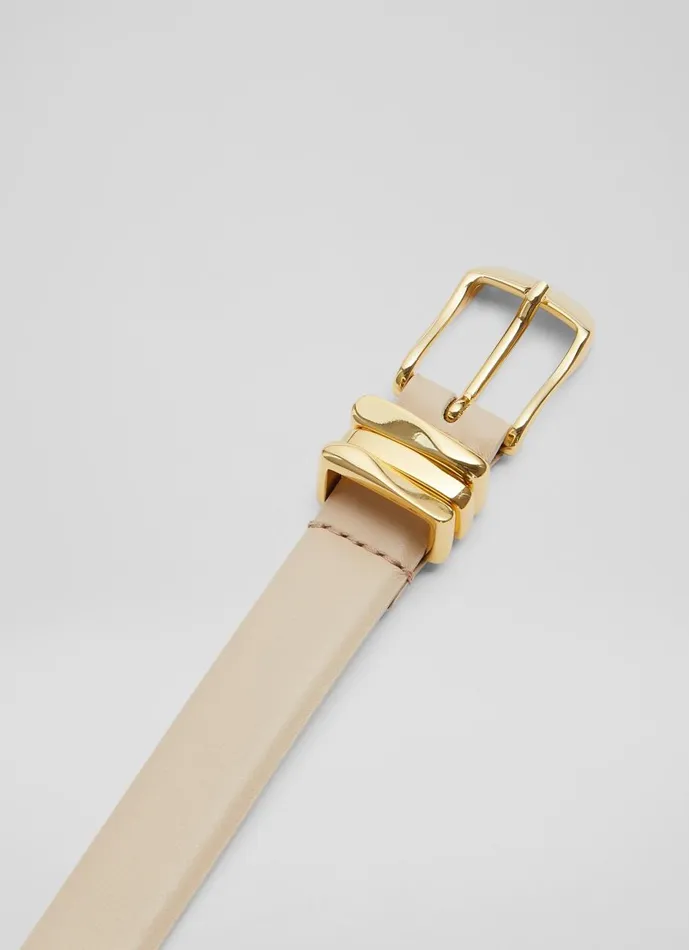 Women Belts LKBennett Georgette Beige Leather Belt Women Belts LKBennett Georgette Beige Leather Belt