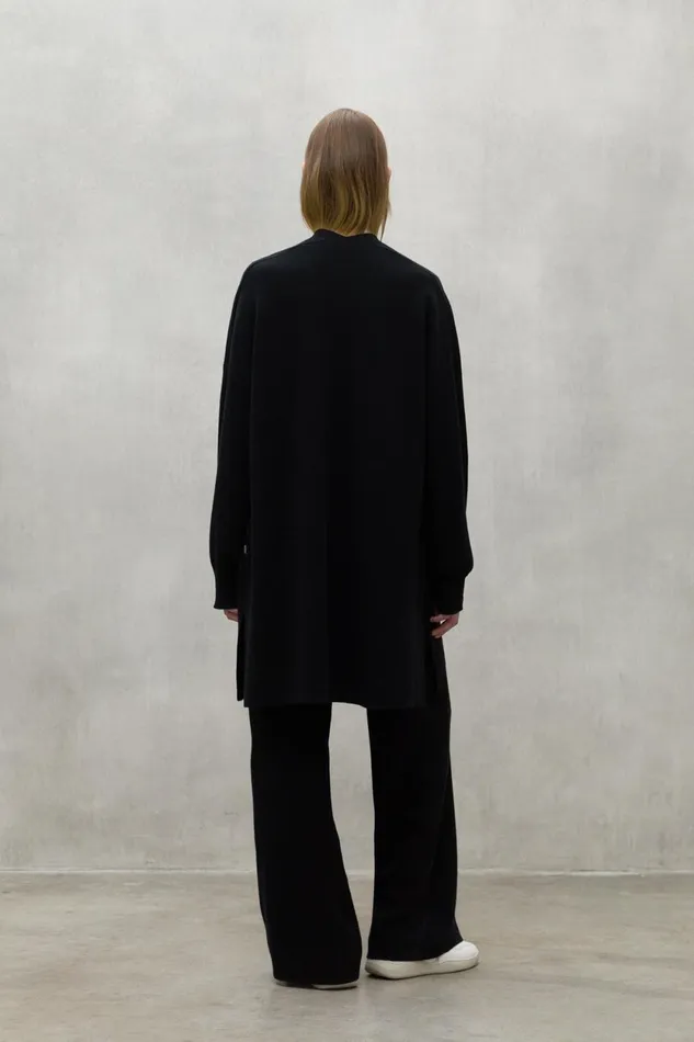 Women Black Areca Sweater Ecoalf Knitwear