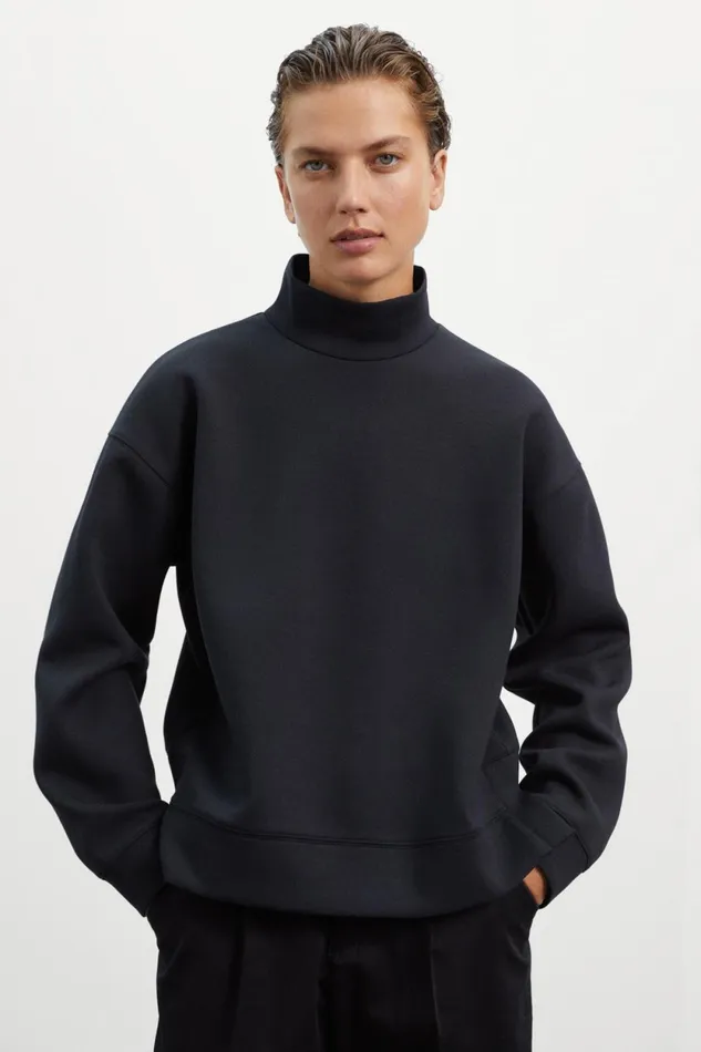 Women Black Atenas Sweatshirt Ecoalf Sweatshirts