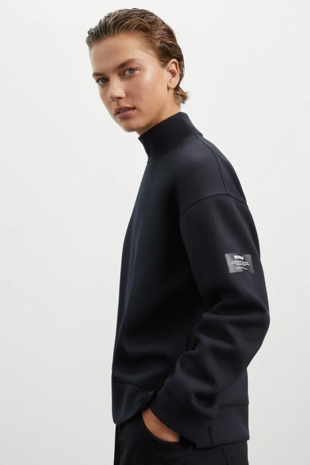 Women Black Atenas Sweatshirt Ecoalf Sweatshirts