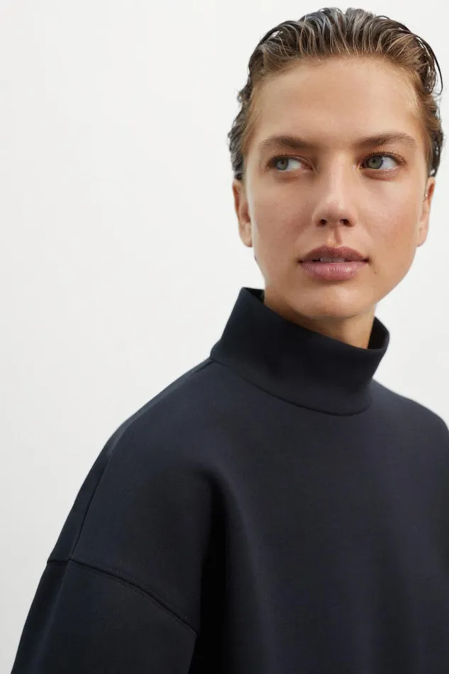 Women Black Atenas Sweatshirt Ecoalf Sweatshirts