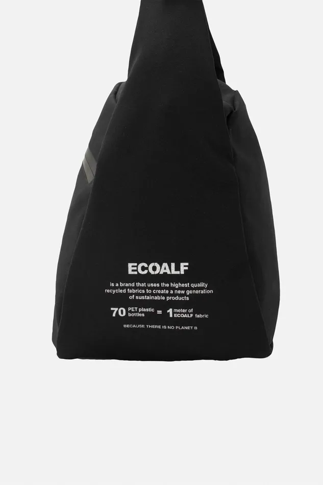 Women Black Bonded Bag Ecoalf Handbags