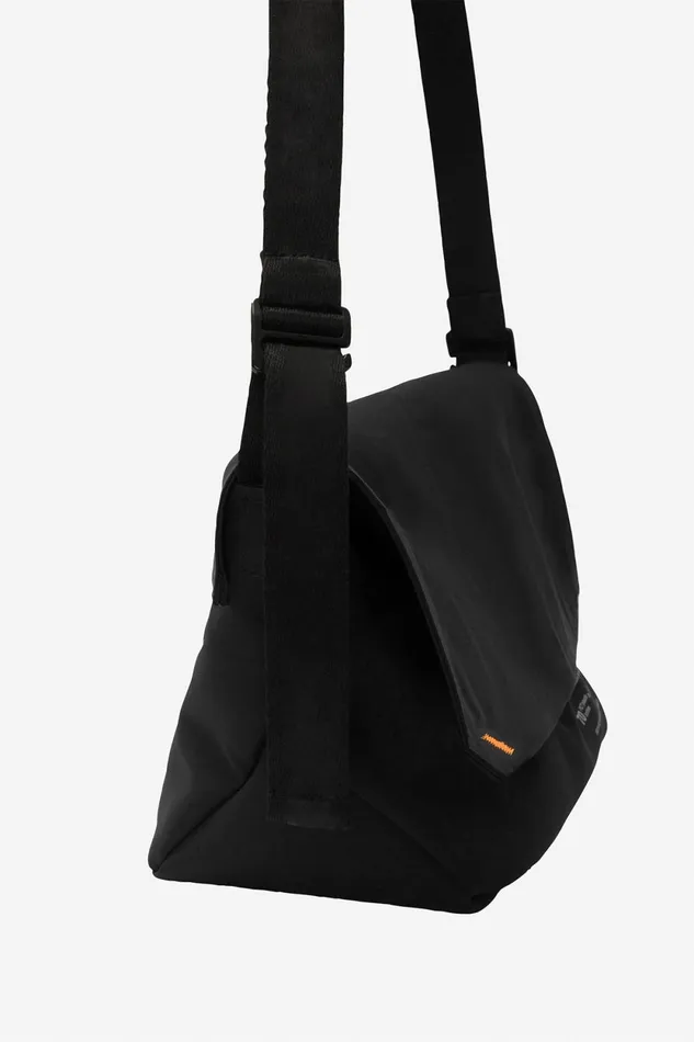 Women Black Bonded Strap Ecoalf Handbags