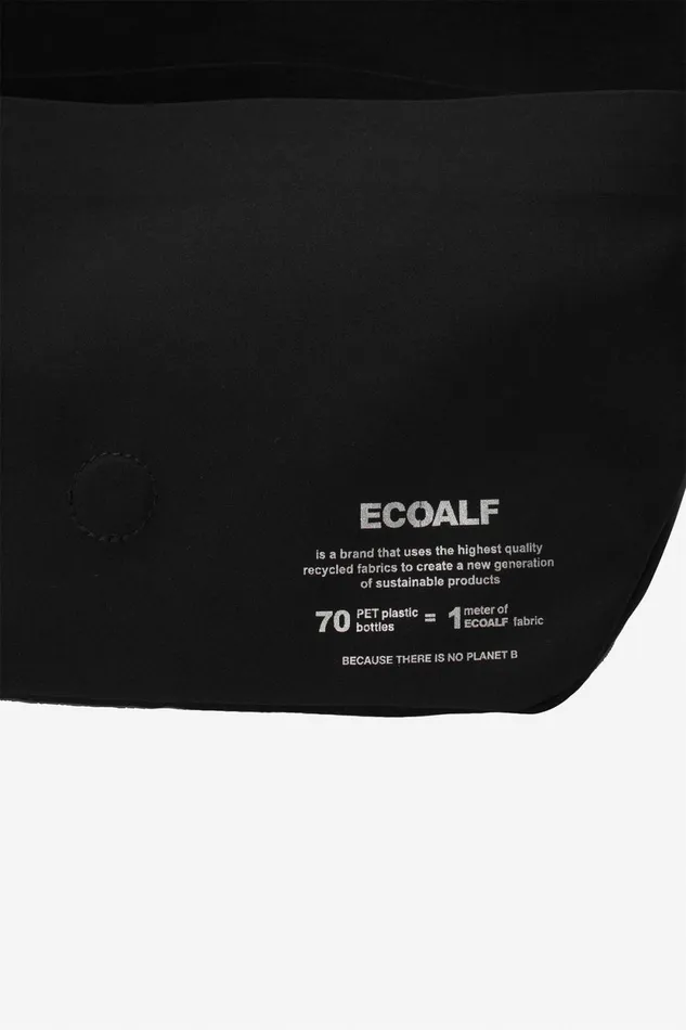 Women Black Bonded Strap Ecoalf Handbags