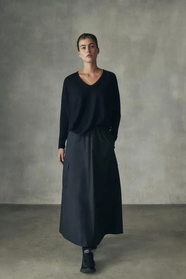 Women Black Kano Skirt Ecoalf Skirts