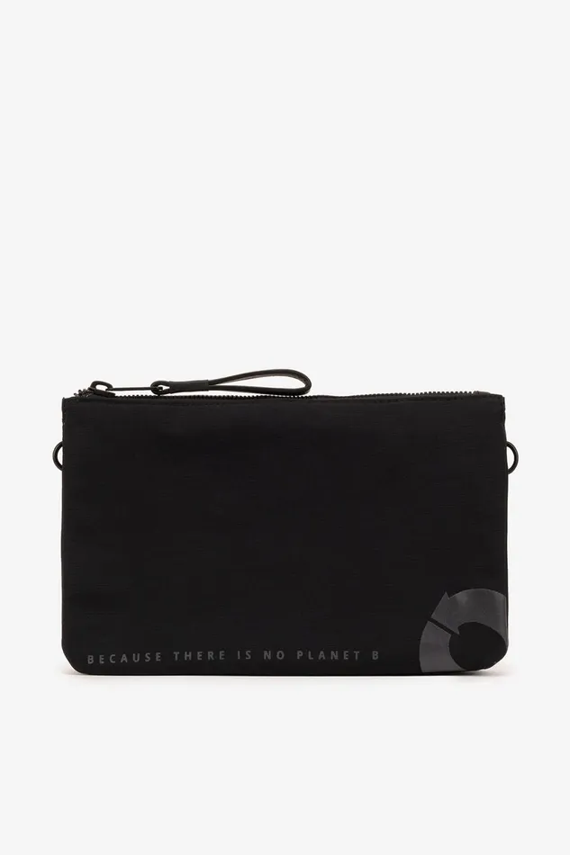 Women Black Lupita Double Handbag Ecoalf Handbags