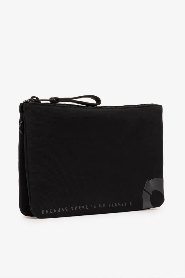 Women Black Lupita Double Handbag Ecoalf Handbags