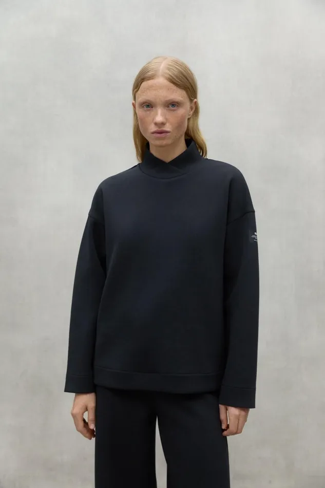 Women Black Maia Sweatshirt Ecoalf Sweatshirts