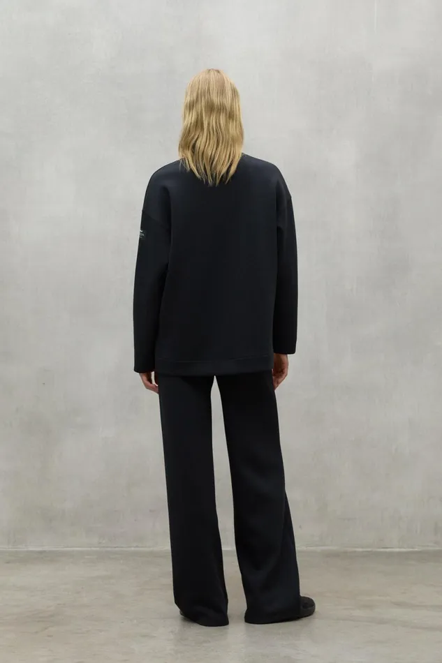 Women Black Maia Sweatshirt Ecoalf Sweatshirts