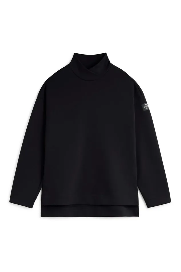 Women Black Maia Sweatshirt Ecoalf Sweatshirts