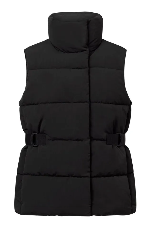Women Black Misen Waistcoat Ecoalf Vests