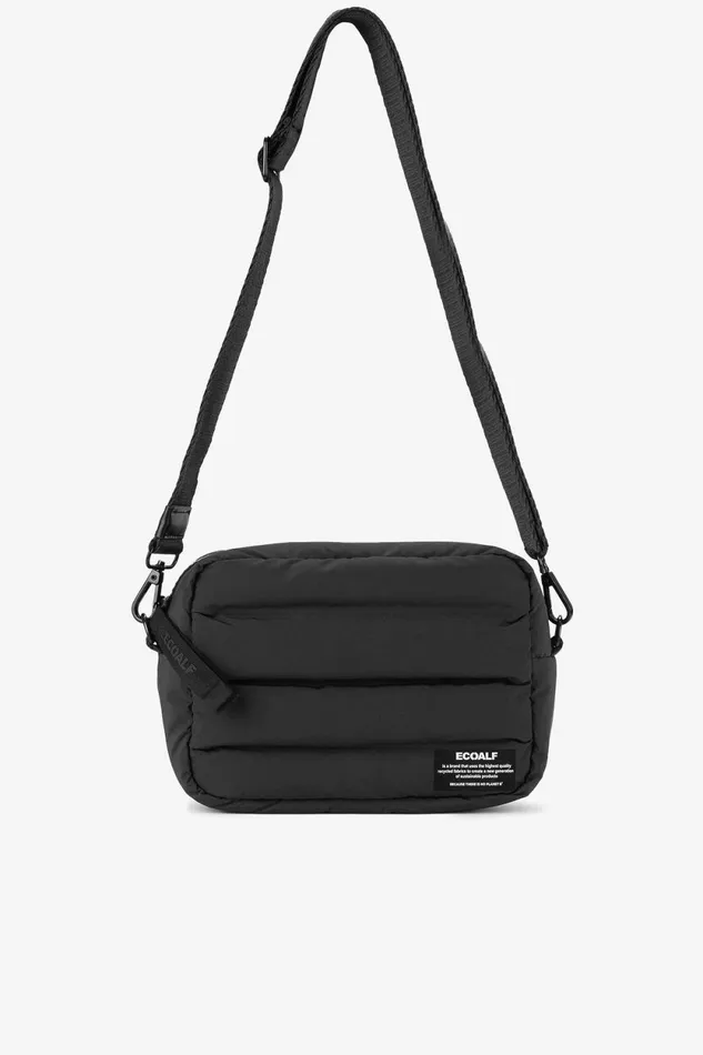 Women Black Pad Shoulder Bag Ecoalf Handbags