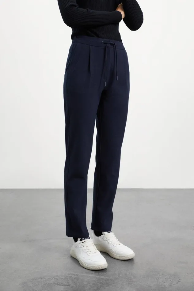 Women Blue Sot Trousers Ecoalf Trousers