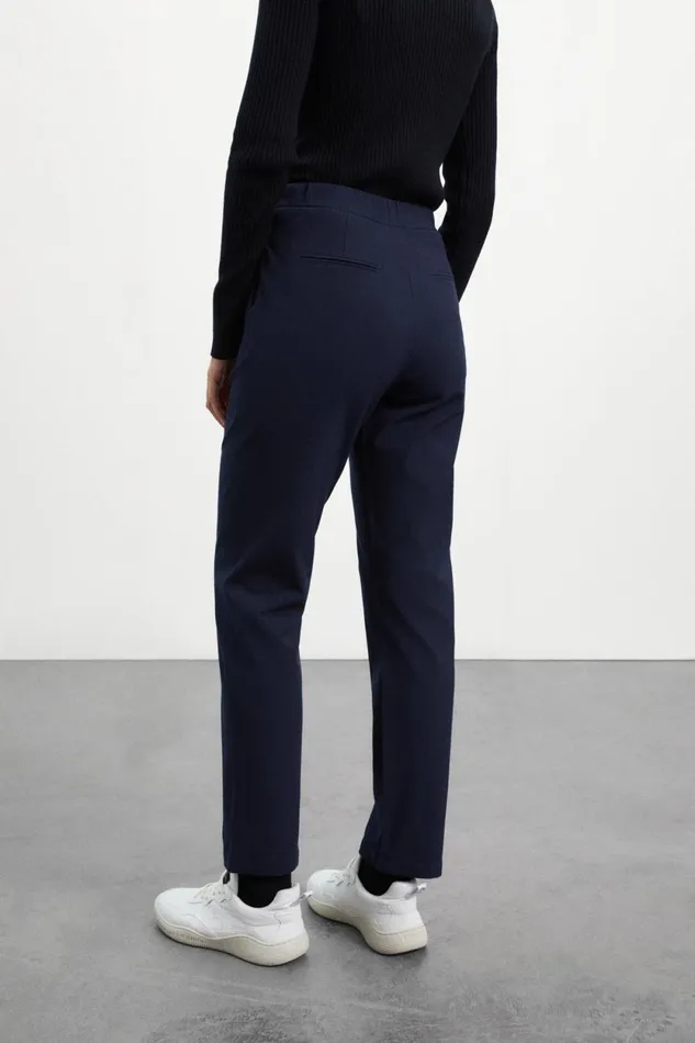 Women Blue Sot Trousers Ecoalf Trousers