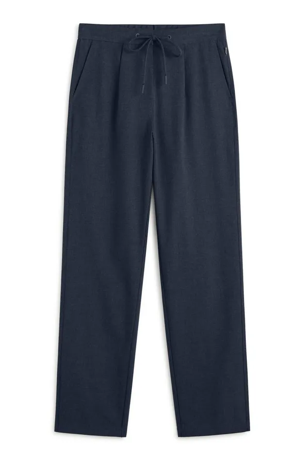 Women Blue Sot Trousers Ecoalf Trousers