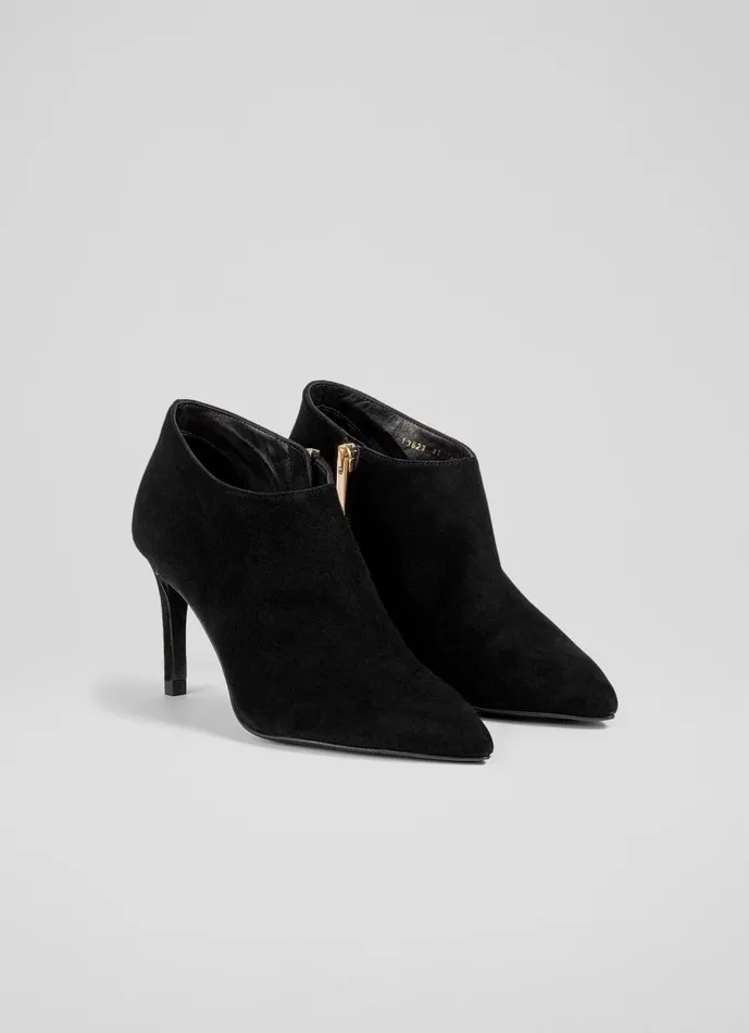 Women Boots LKBennett Elle Black Suede Shoe Boots Black Women Boots LKBennett Elle Black Suede Shoe Boots Black