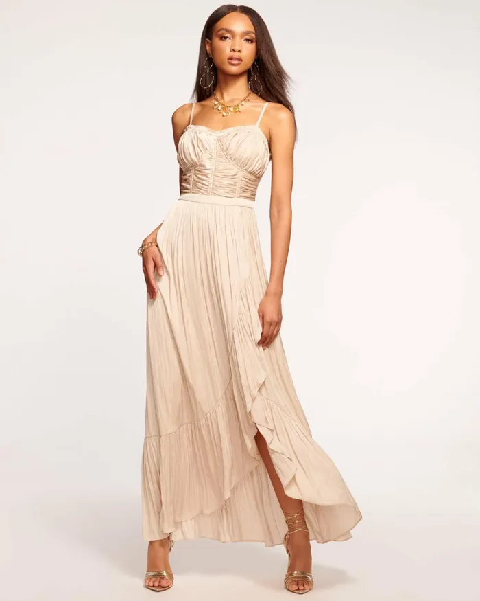 Women Braelyn Ruched Maxi Dress Soiree Red Ramy Brook Dresses Women Braelyn Ruched Maxi Dress Soiree Red Ramy Brook Dresses