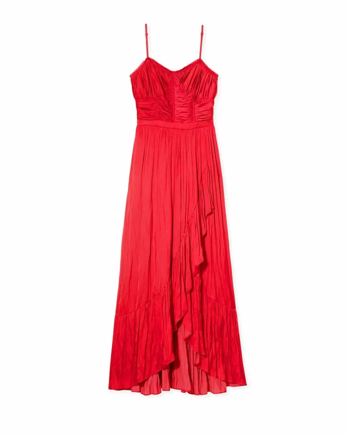 Women Braelyn Ruched Maxi Dress Soiree Red Ramy Brook Dresses Women Braelyn Ruched Maxi Dress Soiree Red Ramy Brook Dresses