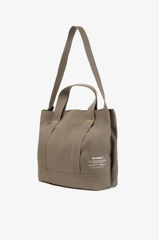 Women Brown Bonded Shopper L Ecoalf Handbags