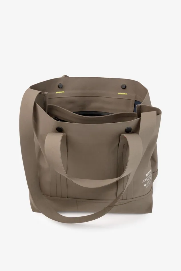 Women Brown Bonded Shopper L Ecoalf Handbags
