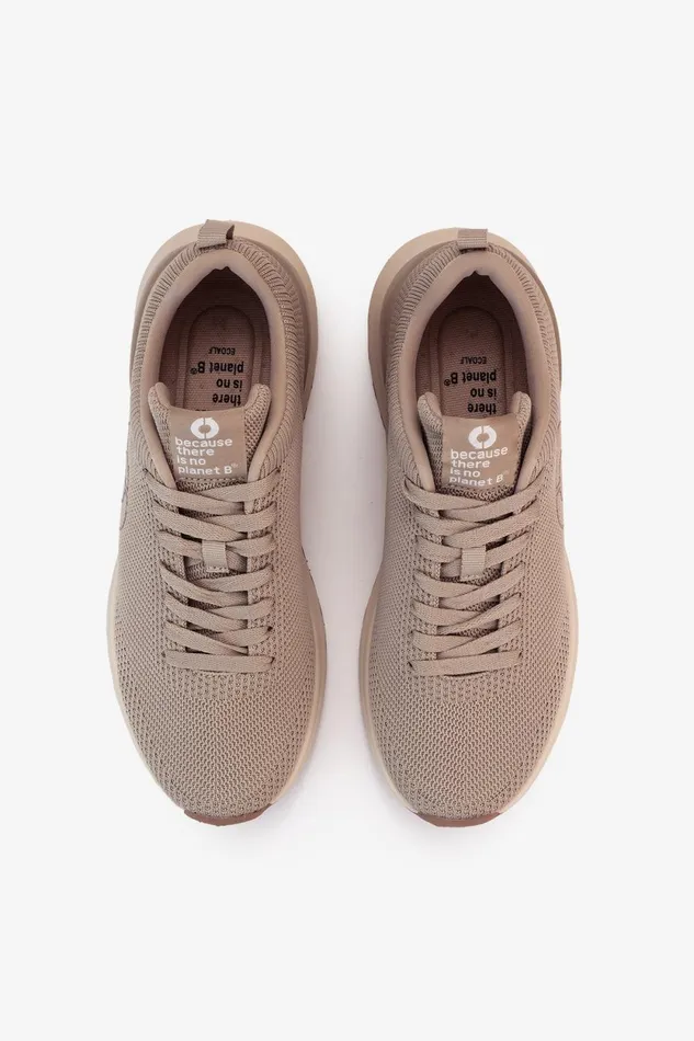 Women Brown Knitted Conde Trainers Ecoalf Sneakers