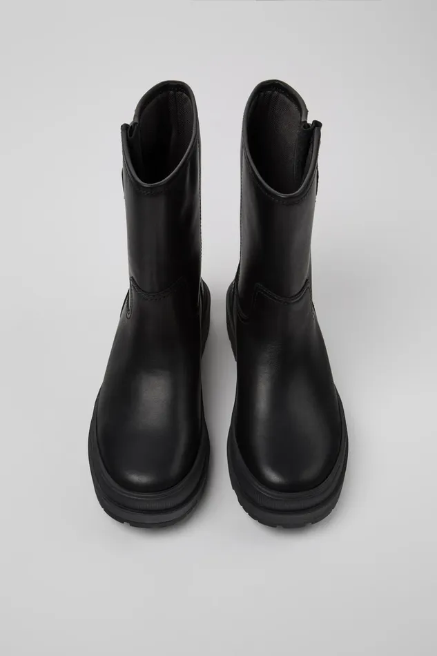 Women Brutus Trek MICHELIN Black Nubuck Boots Camper Ankle Boots