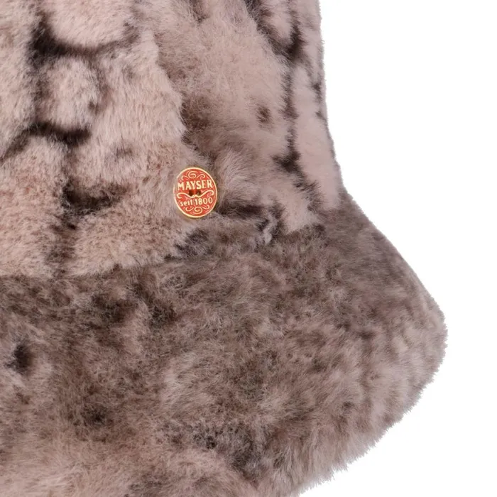 Women Bucket Hats Mayser Ella Rose Bucket Fake Fur Cloth Hat Pink Women Bucket Hats Mayser Ella Rose Bucket Fake Fur Cloth Hat Pink