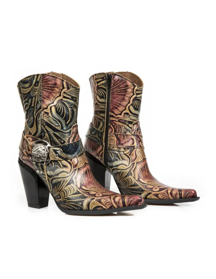 Women Bull MBull014C3 New Rock Heels