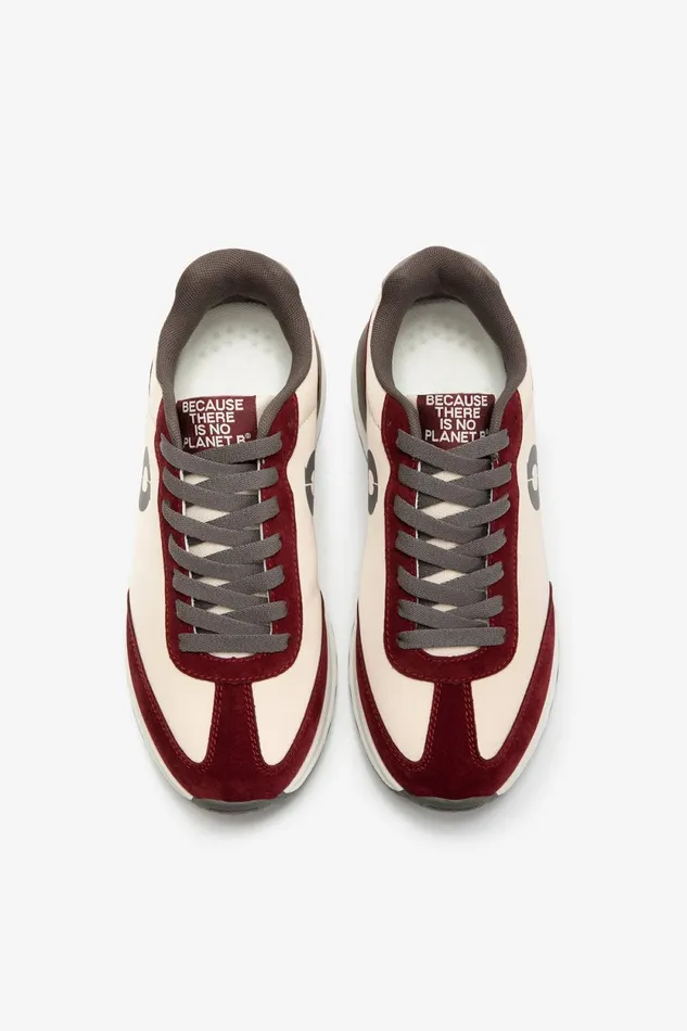 Women Burgundy Prince Trainers Ecoalf Sneakers