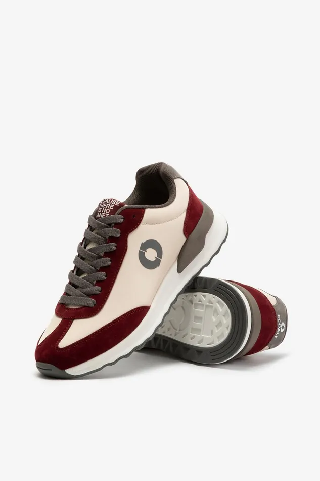 Women Burgundy Prince Trainers Ecoalf Sneakers
