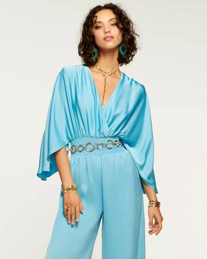 Women Cheri Wide Leg Jumpsuit Electric Pink Ramy Brook Dresses Women Cheri Wide Leg Jumpsuit Electric Pink Ramy Brook Dresses