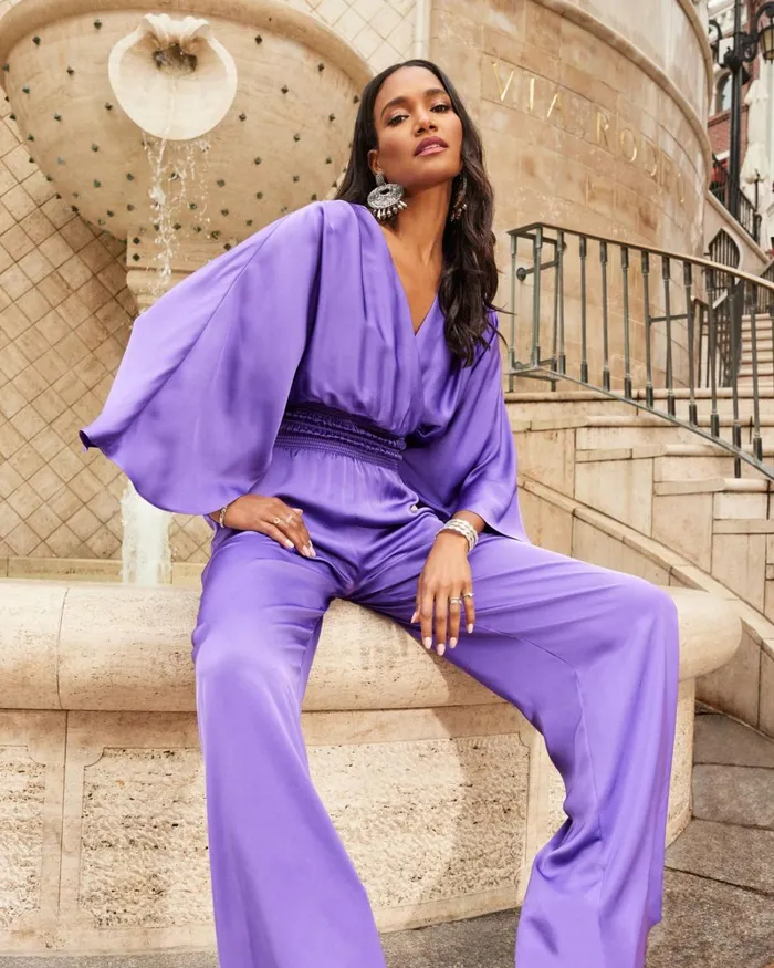 Women Cheri Wide Leg Jumpsuit Electric Pink Ramy Brook Dresses Women Cheri Wide Leg Jumpsuit Electric Pink Ramy Brook Dresses