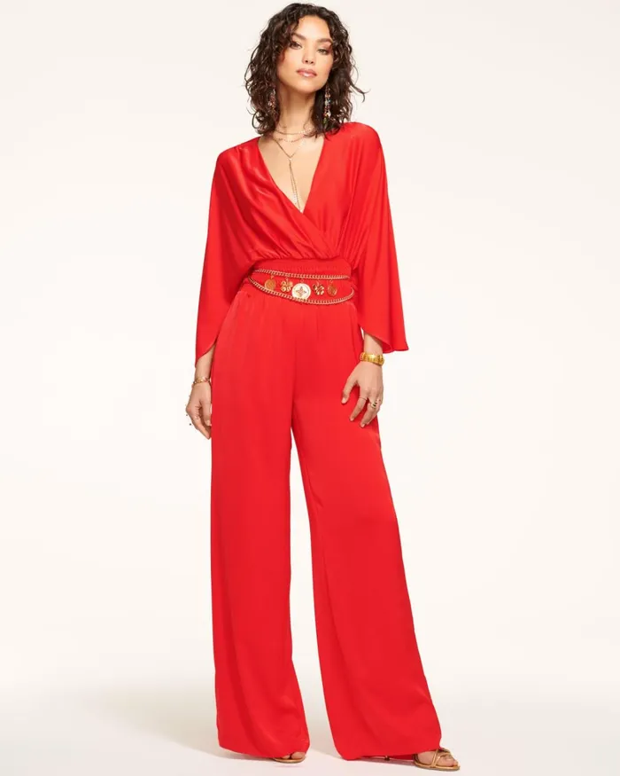 Women Cheri Wide Leg Jumpsuit Electric Pink Ramy Brook Dresses Women Cheri Wide Leg Jumpsuit Electric Pink Ramy Brook Dresses
